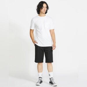 Volcom - New with Tags - Men's Classic Black Flat Front Shorts